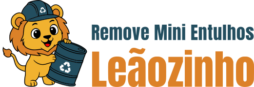 Logotipo da Remove Mini Entulhos Leãozinho